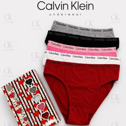 Calvin Klein — Дамски бикини 5бр/кутия #09