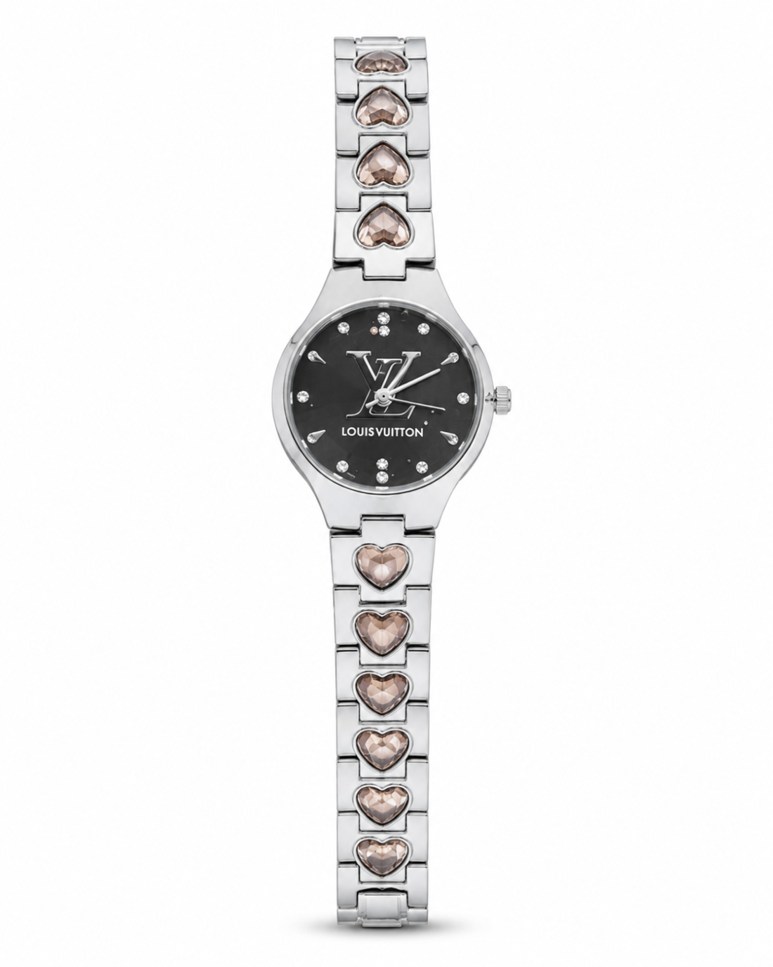 Louis Vuitton Tambour Steel / Black — ДАМСКИ МОДЕЛ