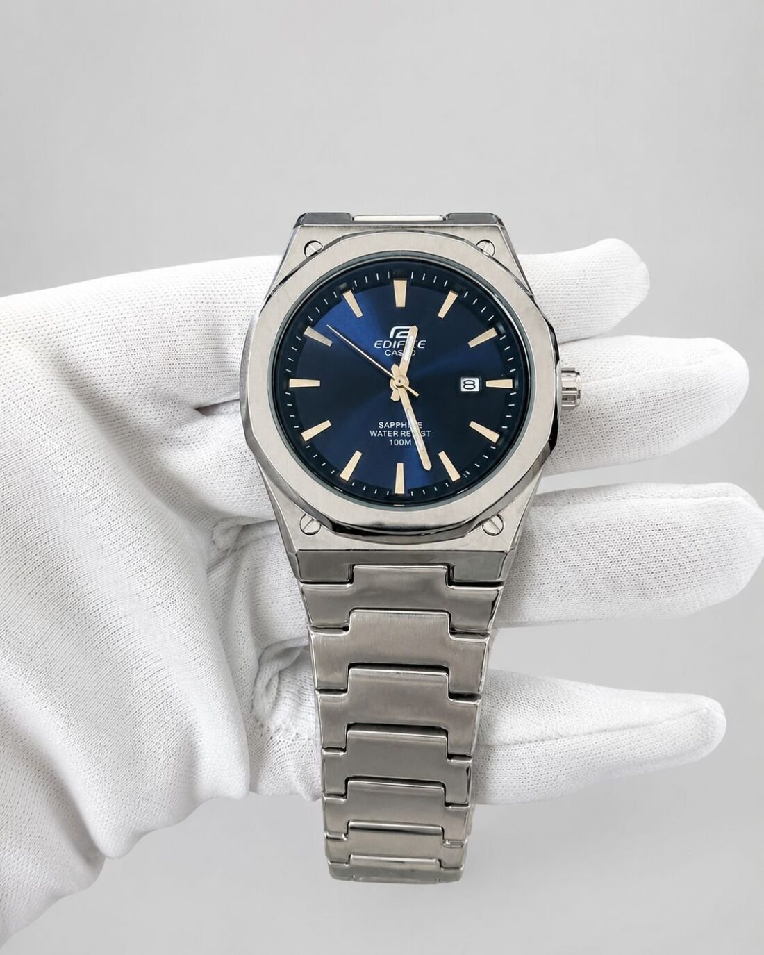 Мъжки Casio Edifice Blue Dial Steel #142