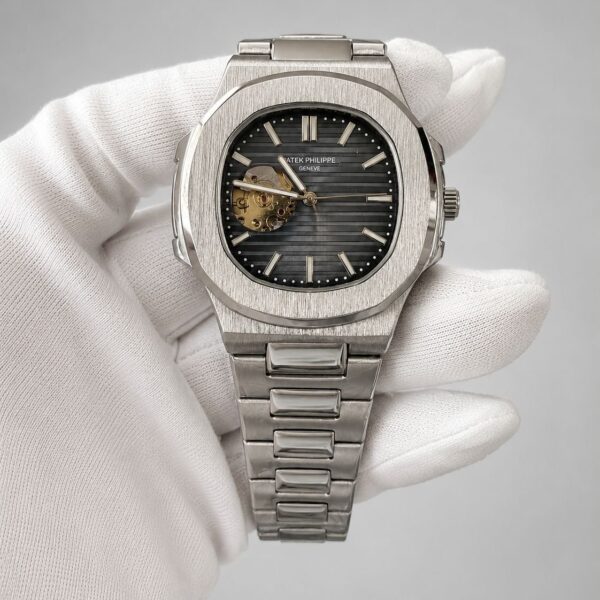 Мъжки Patek Philippe Nautilus Open Heart Blue Dial Steel #151