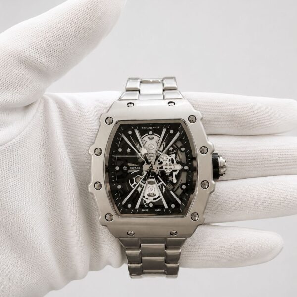 Мъжки Richard Mille RM27-03 Skeleton Steel #190