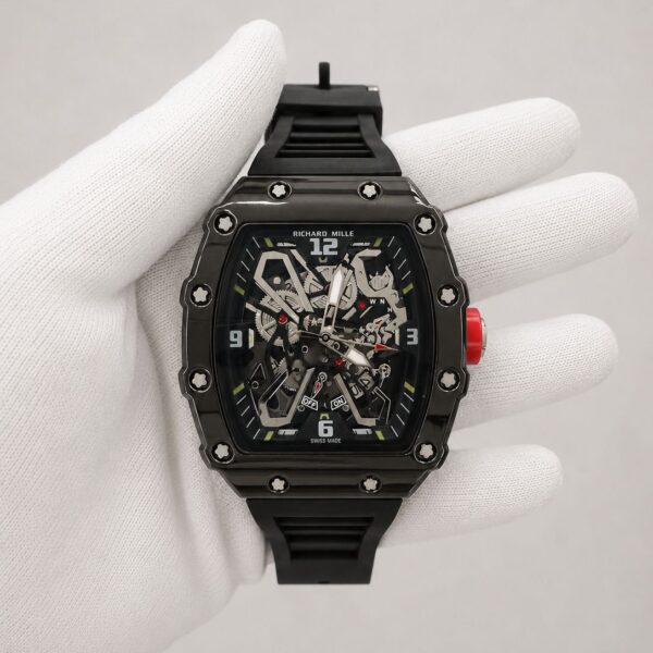 Мъжки Richard Mille Skeleton Black Carbon #182
