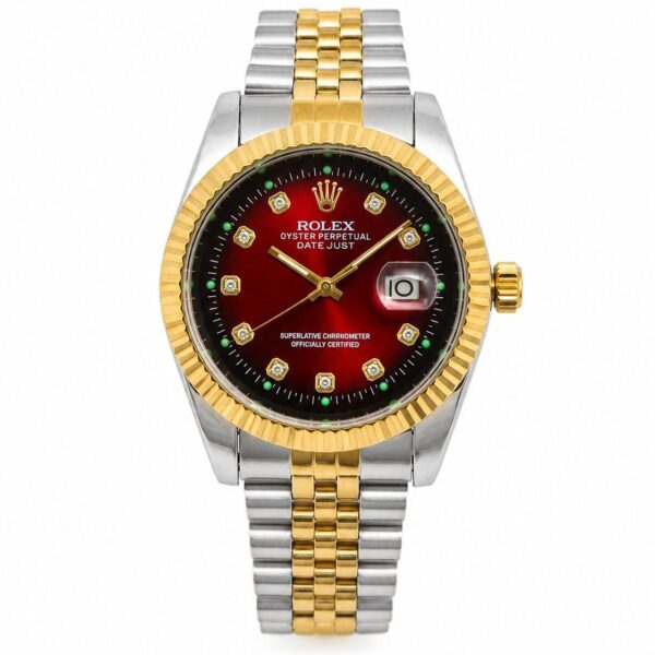 Мъжки Rolex Datejust Red Dial Gold / Steel #138