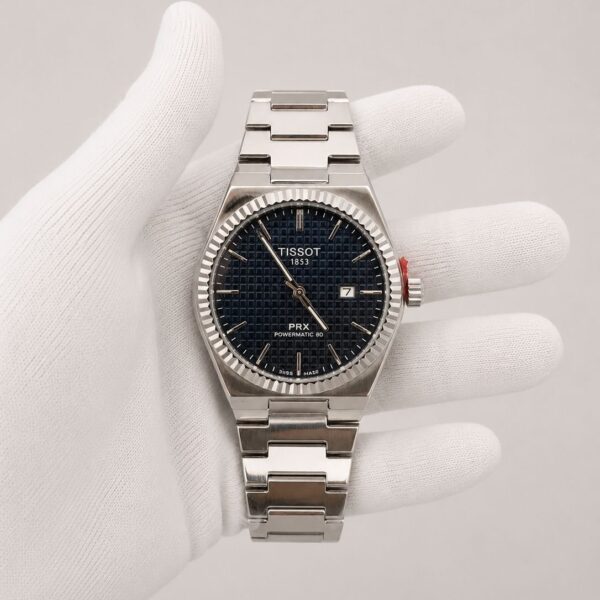 Мъжки Tissot PRX Powermatic 80 Blue Dial Steel #168