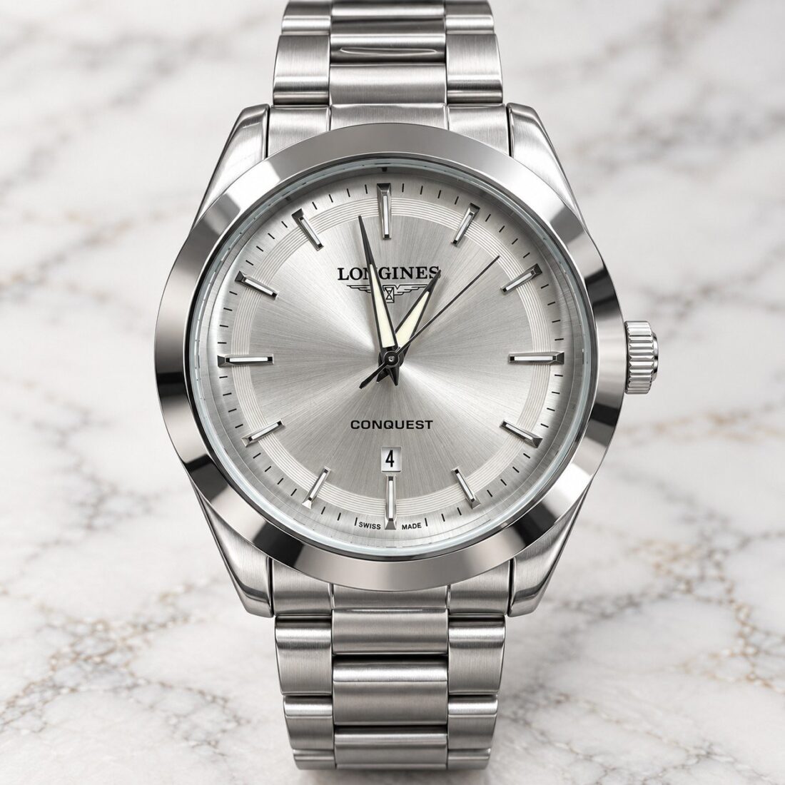 Мъжки Longines Conquest Steel / Silver Dial #400