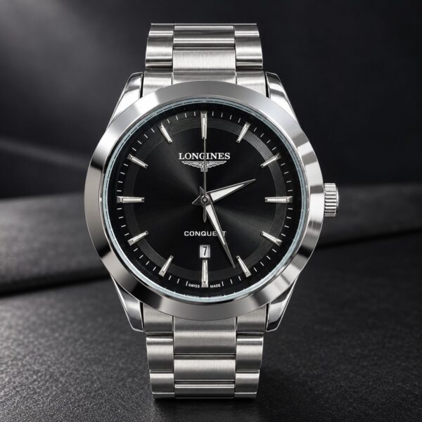 Мъжки Longines Conquest Steel / Black Dial #401