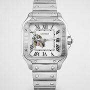 Мъжки Cartier Santos Skeleton Steel / White Dial #274