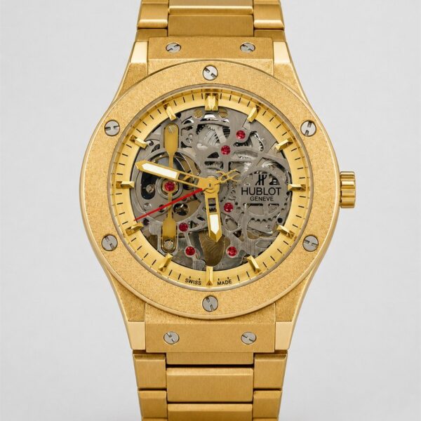 Мъжки Hublot Classic Fusion Skeleton Gold #277