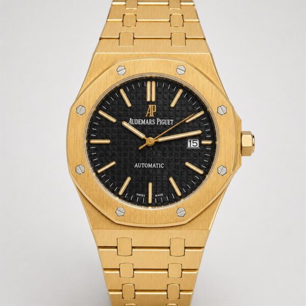 Мъжки Audemars Piguet Royal Oak Gold / Black Dial #280