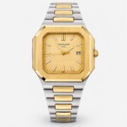 Мъжки Patek Philippe Nautilus Square Two-Tone / Champagne #285