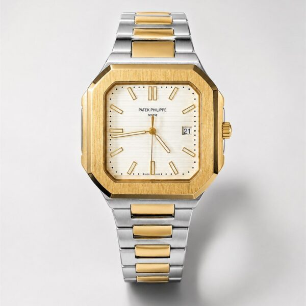 Мъжки Patek Philippe Nautilus Square Two-Tone / White Dial #288